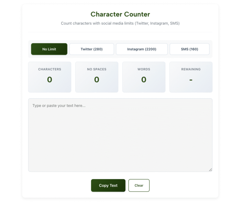 online character counter by rankstreak